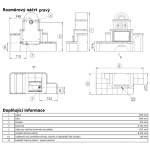 Kachlová pec ABX Pegas zelená, pravá